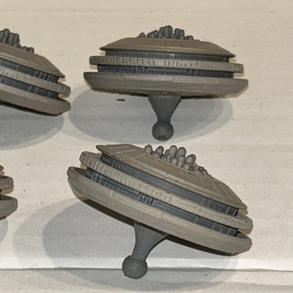 Galoob: Micro Machines - Star Wars - Bedpan Cloud City - 1990s Lot Of 6 A3‎